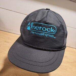 AMEROCK Newell Made USA Hat Strapback Baseball Vintage Cap Dad Trucker